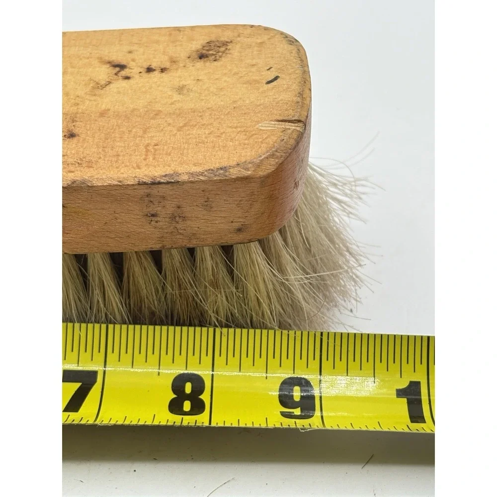 Felton 100% Horse Hair And Wood Shoe Shine Brush #100 Decor Equine Industrial
